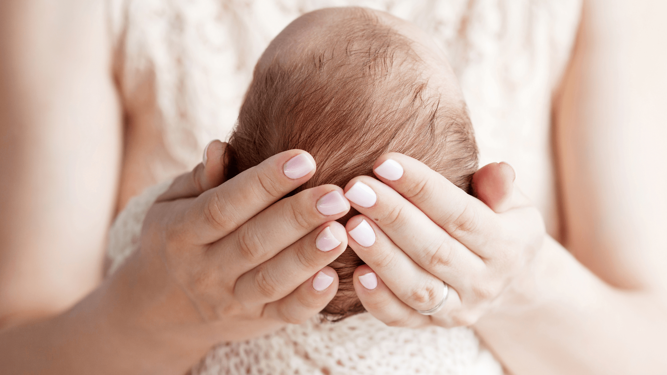 Mother holding child